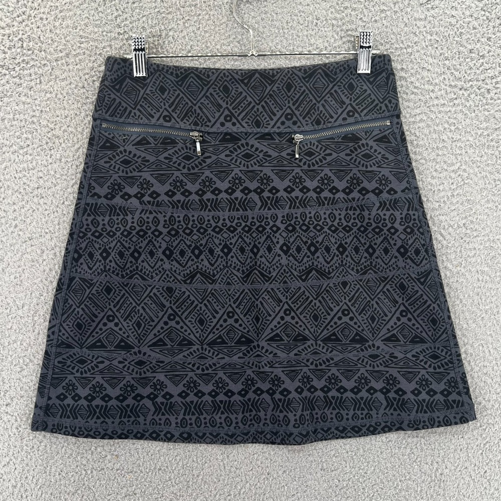 Athleta Womens XS Casseva Strata Geometric Print Zip Pocket Athletic Skirt
